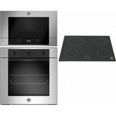 Σετ Εντοιχισμού Bertazzoni με φούρνο ηλεκτρικό F60 9 MOD E K X + εστίες ηλεκτρικές P60 4V M2 LAG GN +φούρνο μικροκυμάτων F38 3 MOD MW S X(-6 ΑΤΟΚΕΣ ΔΟΣΕΙΣ)